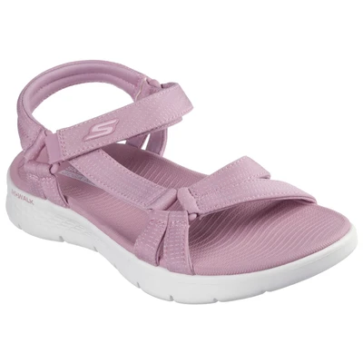 Abbildung von Skechers Damen GO Walk Flex Sublime Schiebe Sandalen, Purple, 42 EU