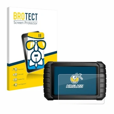 Abbildung von BROTECT Schutzglas für iCarsoft CR Max Schutzfolie Panzer Folie Glas [Extrem Kratzfest 9H, Anti Fingerprint, Ultra Transparent]