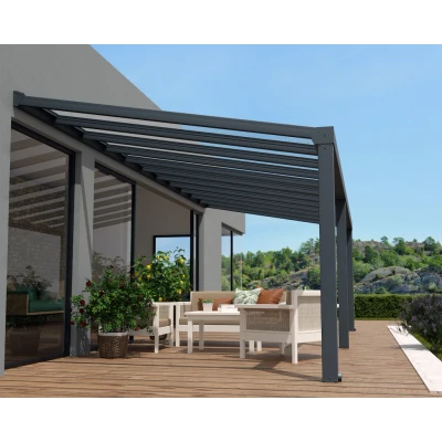 Abbildung von Canopia by Palram Stockholm Aluminium Überdachung 341x805 cm Veranda