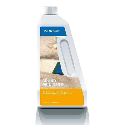 Abbildung von DR. SCHUTZ Grundreiniger R (750 ml) Fussbodenreiniger (Speziell geeignet für Linoleum und Gummibeläge)