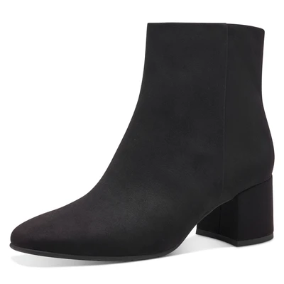 Abbildung von MARCO TOZZI Stiefelette, Blockabsatz, Businessschuh, Ankleboots mit Innenreißverschluss