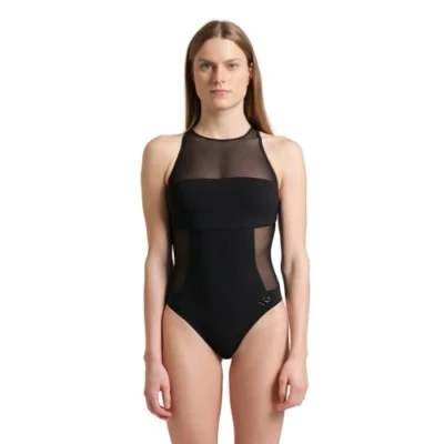 Abbildung von Arena MESH Panels Badeanzug, Damen, Größe: 36, Black