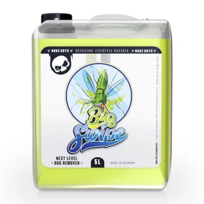 Abbildung von Nuke Guys Bug Swipe, Auto Insektenentferner 5 Liter Kanister, optimal auch für Motorrad Reinigung, hartnäckige Verschmutzungen wie Insektenreste, Käfer, Vogelkot