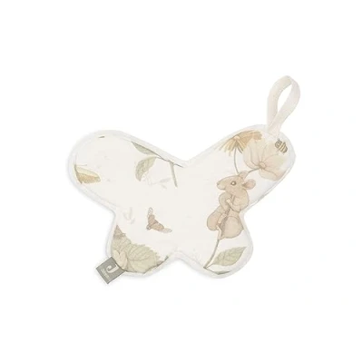 Abbildung von Jollein 031 562 67056 Schmusetuch Kuscheltuch Schnullertuch Dreamy Mouse weiß (19x11 cm)