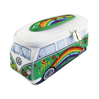 Abbildung von VW Collection by Brisa Bulli BUS 3D Universaltasche Kosmetiktasche, Größe: One Size, Grün