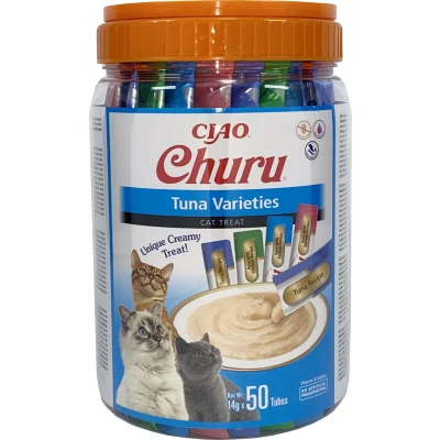 Abbildung von Inaba Churu Puree Katzensnack Thunfisch Multipack 50 Stück