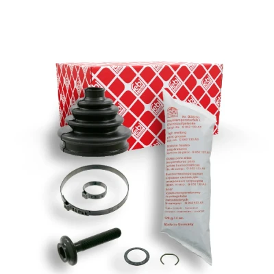 Abbildung von FEBI BILSTEIN 02409 Achsmanschette Gummi AUDI: 80 B4 Avant, Cabriolet B4, Limousine