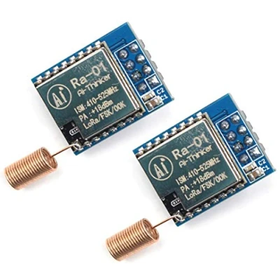Abbildung von TECNOIOT 2 stücke ra 01 lora sx1278 433 MHz ra01 Drahtlose Spread Spectrum Übertragung buchse