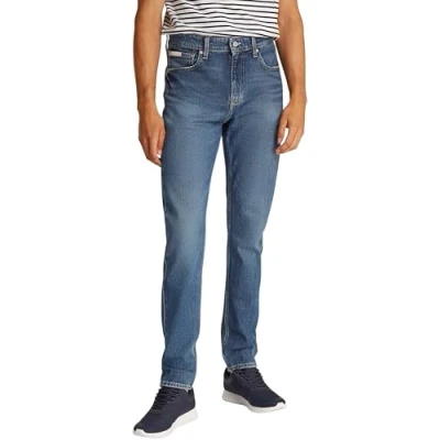 Abbildung von Calvin Klein Jeans Slim Fit, Herren, Größe: 33x34, Denim medium