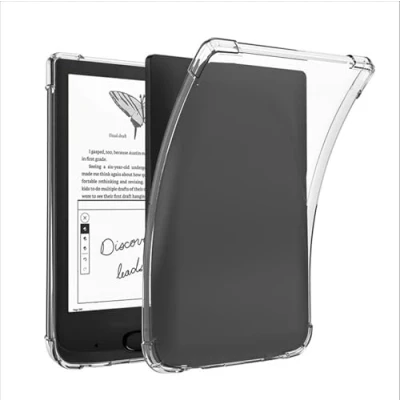 Abbildung von GIOPUEY Hülle für Pocketbook Touch Lux 4/5, Weiche TPU Rückenschale, Dünne Abdeckung, Airbag Schutz, Case Kompatibel mit 4/5 Transparentes