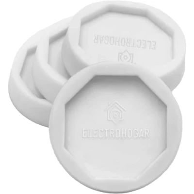 Abbildung von ELECTROHOGAR Schwingungsdämpfer Waschmaschine 4 Stoßdämpfer Waschmasche Antirutsch Pads Anti Vibration und Verschiebung Kompatibel mit Allen Marken AEG, Bosch, Balay, Siemens, Electrolux