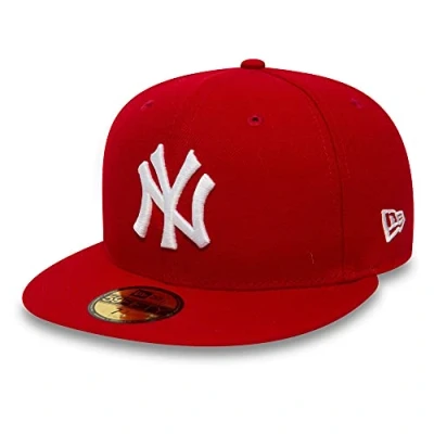 Abbildung von New Era York Yankees Cap 59Fifty Basecap Baseball Fitted Kappe MLB rot 7 1/4 58cm (L)