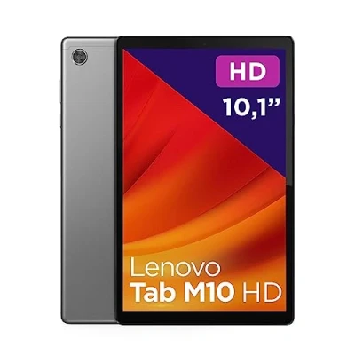 Abbildung von Lenovo Tab M10 HD (2. Gen) Tablet Touchscreen 10,1 Zoll (Prozessor MediaTek Helio P22T, 8 Kerne, 4 GB RAM, 64 (eMCP4x, eMMC), Android 11, WiFi + Bluetooth) Dunkelgrau
