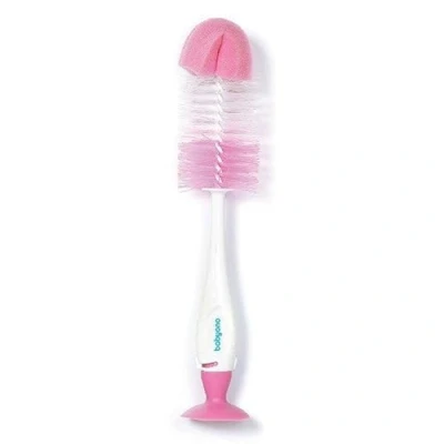 Abbildung von Babyono Self standing brush for bottles and teats with suction cup retractable mini (728/03)