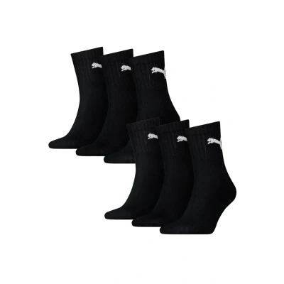 Abbildung von Puma 6 PACK Sportsocken 200 black, Größe: 35 38, black