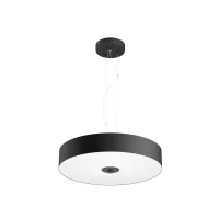 Abbildung von Philips Hue White Amb. LED Pendelleuchte Fair inkl. Dimmschalter, schwarz, dimmbar, alle Weißschattierungen, steuerbar via App, kompatibel mit Amazon Alexa (Echo, Echo Dot)
