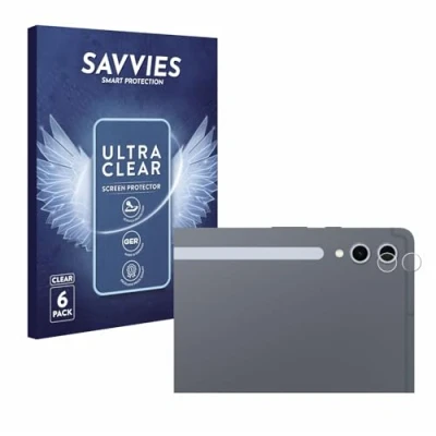 Abbildung von Savvies 6 Stück Schutzfolie für Samsung Galaxy Tab S10 Ultra WiFi / 5G Displayschutz Folie Transparent