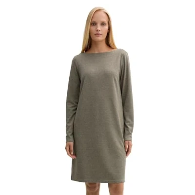 Abbildung von TOM Tailor Freizeitkleid, Damen, Größe: 42, Cargo beige mini pepita
