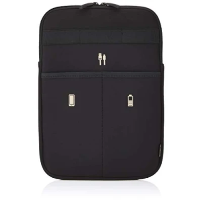 Abbildung von Rivacase Tablet Sleeve 10,1&quot;, schwarz, Schlingen und Täschchen für Kabel Adapter