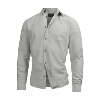 Abbildung von Indicode Jeans Langarm Kepner Hemd, Herren, Größe: Medium, Beetle