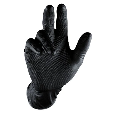 Abbildung von Grippaz qgr b XL Arbeitshandschuhe, Schwarz, XL, Stück von 50