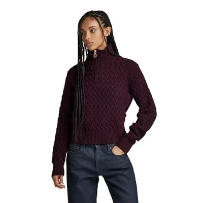 Abbildung von G Star Chunky Skipper Strickpullover, Damen, Größe: Small, Lt maze