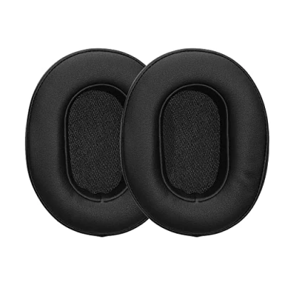 Abbildung von kwmobile 2X Ohrpolster kompatibel mit Sony WH XB900N Polster Kopfhörer aus Kunstleder für Over Ear Headphones