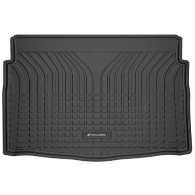 Abbildung von WALSER Premium Kofferraumwanne kompatibel mit VW Golf Sportsvan VII 02/2014 08/2020, unterer Ladeboden, 100% passgenaue Kofferraum Schutzmatte Made in EU, robuste Antirutschmatte Auto