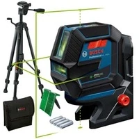 Abbildung von Bosch Professional Punkt und Linienlaser &quot;GCL 2 50 G Baustativ Set&quot;, (Set), Staub Spritzwasserschutz IP64, für Laser Empfänger LR 7