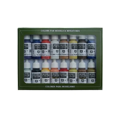 Abbildung von Vallejo 070147 Farbset, Amerikanische Kolonialzeit, 16x17 ml