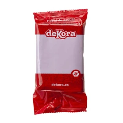 Abbildung von Dekora Kuchendeko Fondant Lila Tortenfondant Zuckerpaste für Torten und Cupcakes Rollfondant die Herstellung aller Arten von Dekorationen Einfaches Formen 250 g