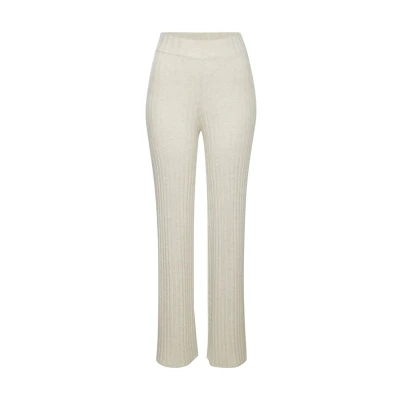 Abbildung von French Connection Homewear Stoffhose, Damen, Größe: 32/34, Hellgrau meliert