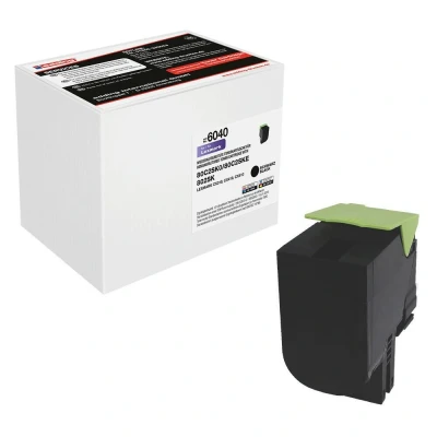Abbildung von edding Toner EDD 6040 schwarz kompatibel zu LEXMARK 80C2SK0