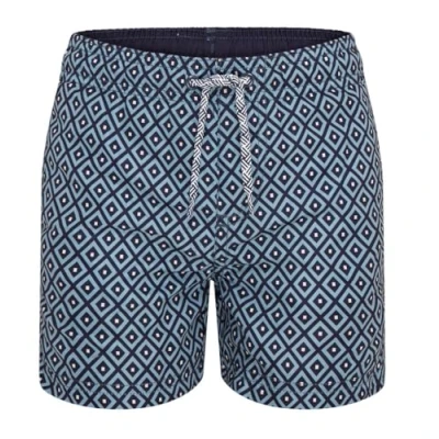 Abbildung von RIPT Jungen Essentials Quick Dry UV 50 Sonnenschutz Badeshorts Badehose, Blassblauer Diamantdruck, 3 4 Jahre