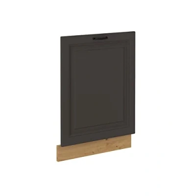 Abbildung von Frontblende für vollintegrierten Geschirrspüler 60 cm Stilo Grau + Eiche Artisan