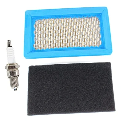 Abbildung von AISEN Luftfilter mit Vorfilter Zündkerze für Thorx OHV 35, 400, 45, 500, 55, 600 Rasenmäher Ersatz MTD 951 10298, 751 17211ZG9M00