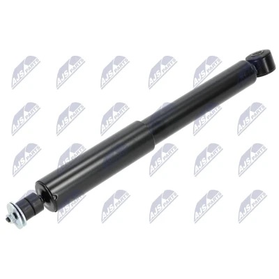 Abbildung von NTY A MS 024 Stoßdämpfer Hinterachse Gasdruck Teleskop oben Stift, unten Auge MITSUBISHI: Pajero 2, Classic