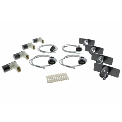 Abbildung von VEMO V10 72 40808 Parksensoren hinten, vorne schwarz Ultraschallsensor AUDI: A6 C6 Avant, Limousine, C5 VOLKSWAGEN: Multivan 5 (7HM