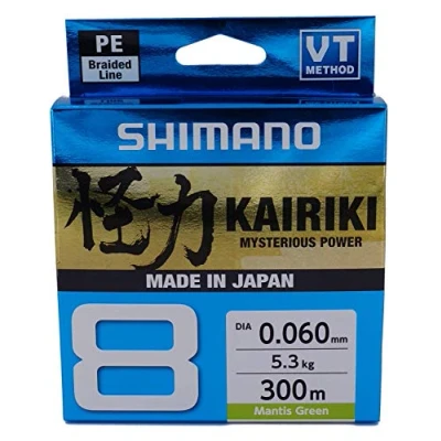 Abbildung von Line Kairiki 8, 300 M, 0,23 mm, 22,5 kg, Grün