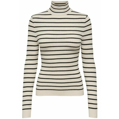 Abbildung von ONLY Karol L/S Rollneck Strickpullover, Damen, Größe: XS, Whitecap gray