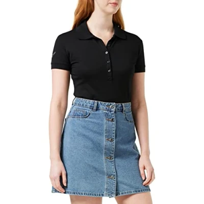 Abbildung von TRIGEMA Poloshirt mit Kristallsteinen (1 tlg)
