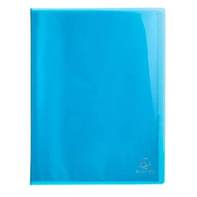 Abbildung von Exacompta 85772E Sichtmappe Iderama (aus PP, robust, mit 60 Hüllen, ideal für Dokumenten DIN A4, 21 x 29,7 cm) Blau 1 Stück
