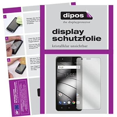 Abbildung von dipos I 2X Schutzfolie klar kompatibel mit Gigaset GS270 Plus Folie Displayschutzfolie