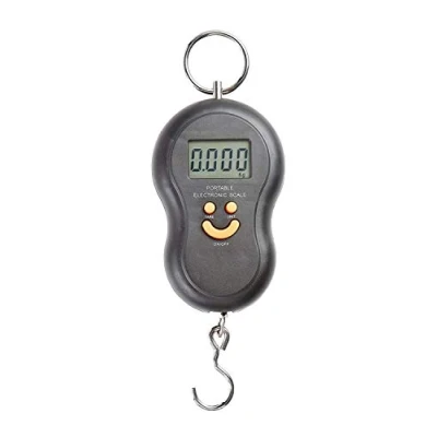 Abbildung von TEMPO DI SALDI Professionelle elektronische Waage mit Angelhaken 40 kg für Gepäck