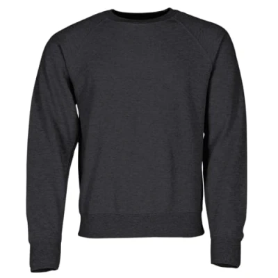 Abbildung von Fruit of the Loom Classic Raglan Sweat + GRATIS MyShirt Stoffbeutel, Farbe:dunkelgrau meliert Größe:XL