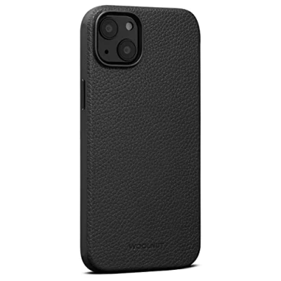 Abbildung von Woolnut Leder Hülle Case für iPhone 14 Plus Schwarz