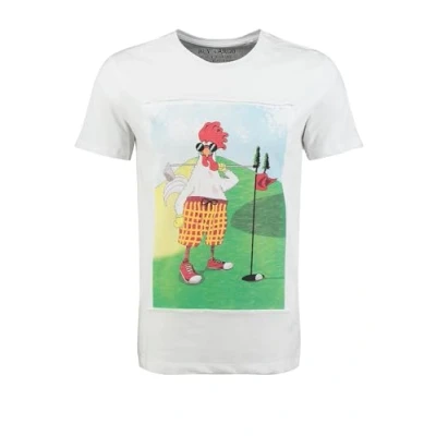 Abbildung von Key Largo Golfing Chicken Tshirt print, Herren, Größe: 3XL, White