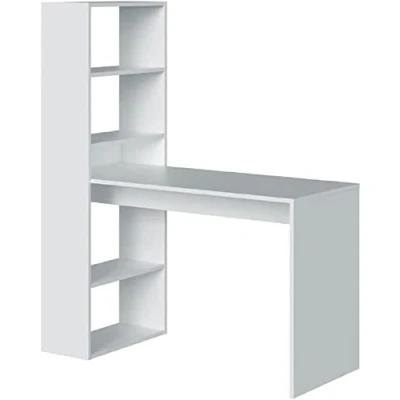 Abbildung von FORES HABITAT Regal Schreibtisch in Artik Weiß 120x144x53 (BxHxT)