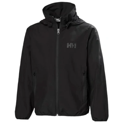 Abbildung von Helly Hansen Junior Unisex Leichte Flight Regenjacke, 10, Schwarz