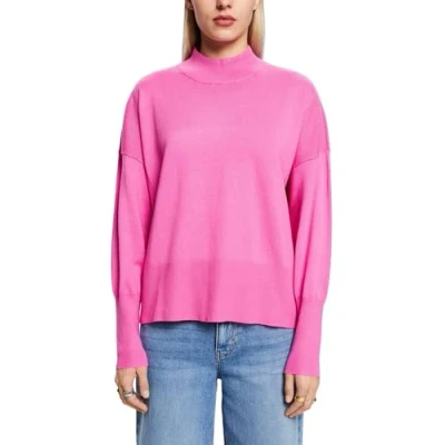 Abbildung von Esprit Strickpullover Pink fuchsia, Damen, Größe: Large, fuchsia
